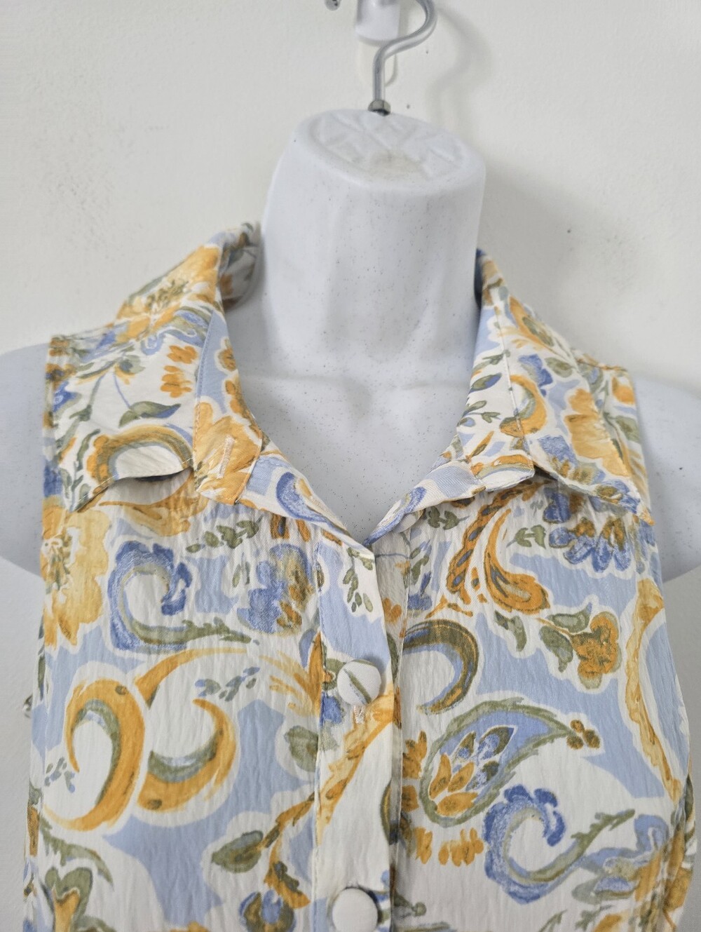 Calypso St. Barth Floral Paisley Maxi Dress Tiered Summer Dress Size XS - Picture 7 of 12
